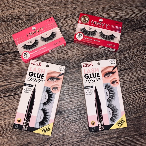 Kiss Other - 🌈3D kiss and I envy lashes bundle of of 4🌈